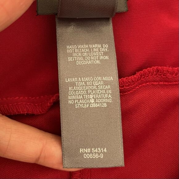 Bisou Bisou Red Babydoll Beaded Tango Dress 14 Beaded Chiffon Romantic Y2K Fairy - Picture 10 of 11